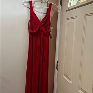 New York & Company Vibrant Red Dress